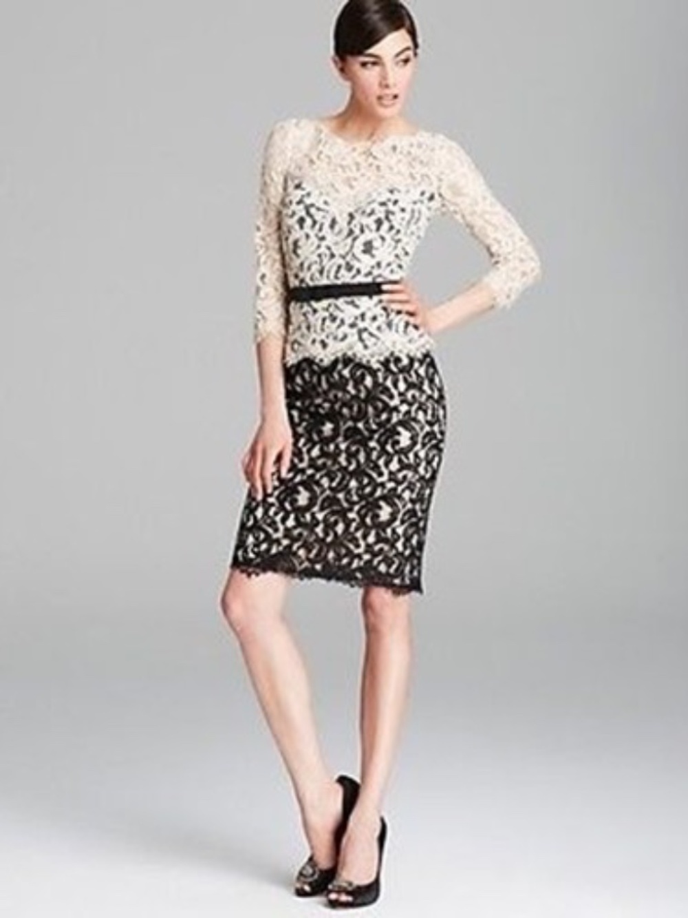 Tadashi Shoji Lace Sheath Dress Size 2 New with tags